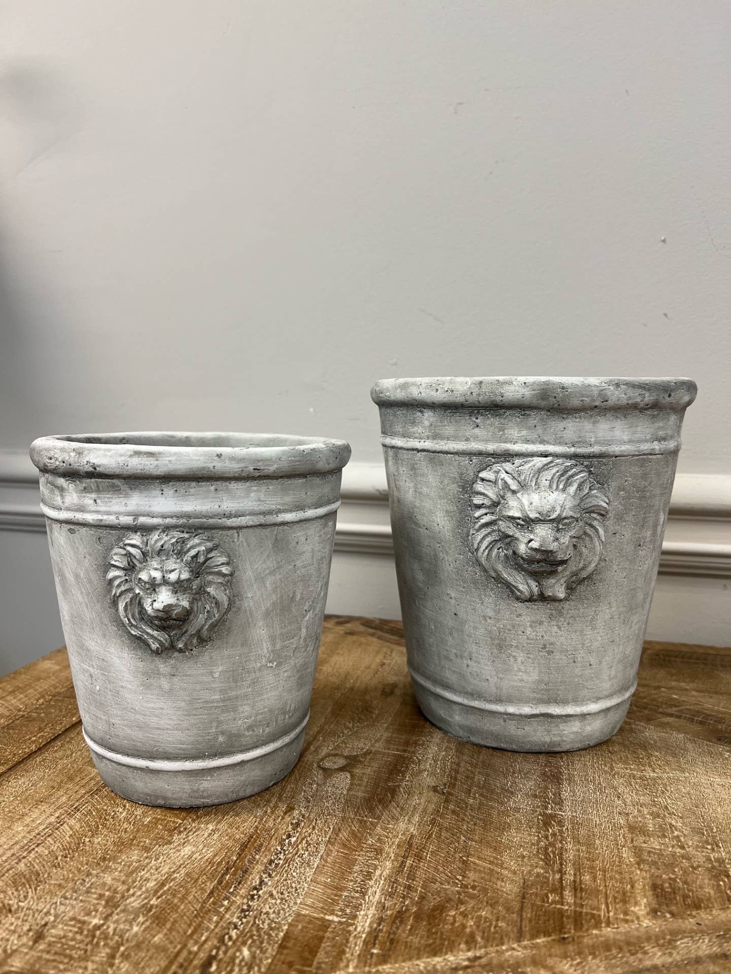 Le Menagerie - Cement Lion Planter