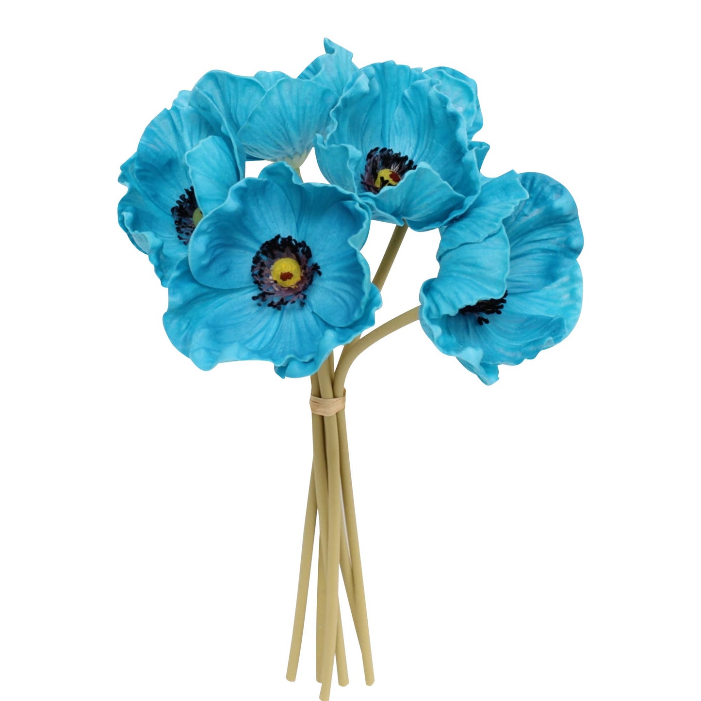 Angel Isabella - 11" Real Touch Poppy-6 stems per bundle