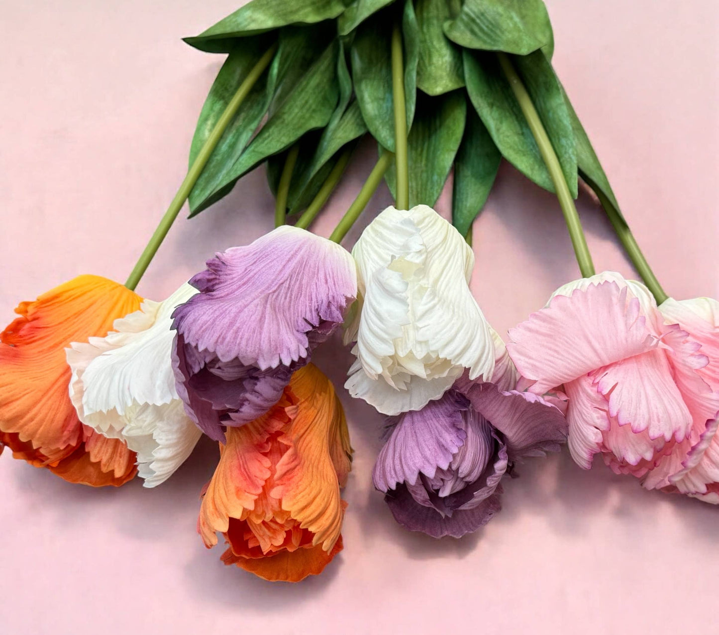 Angel Isabella - 28"Ultra Realistic Real Touch Parrot Tulip Large bloom