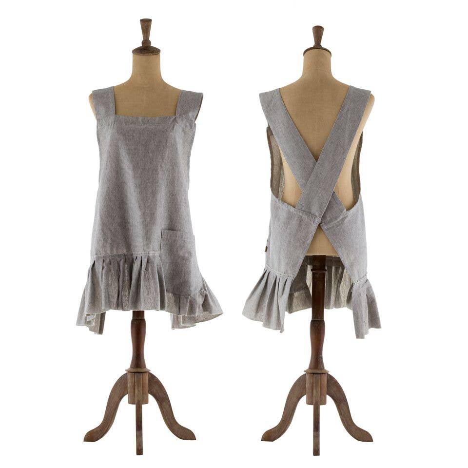 Raine & Humble - Apron-Chambray Raven