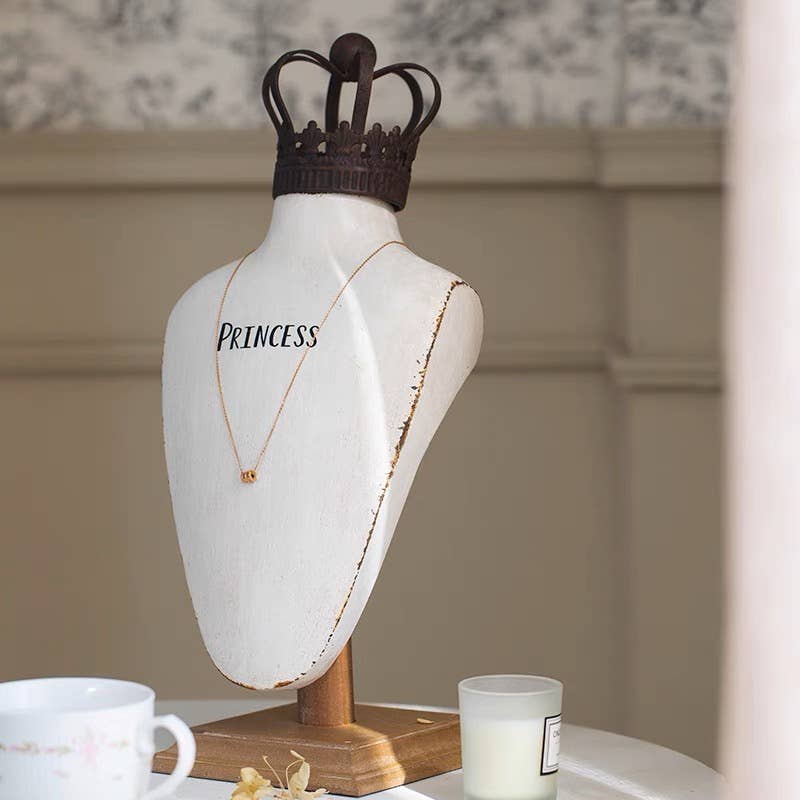 Le Menagerie - RESIN NECK FORM WITH METAL CROWN