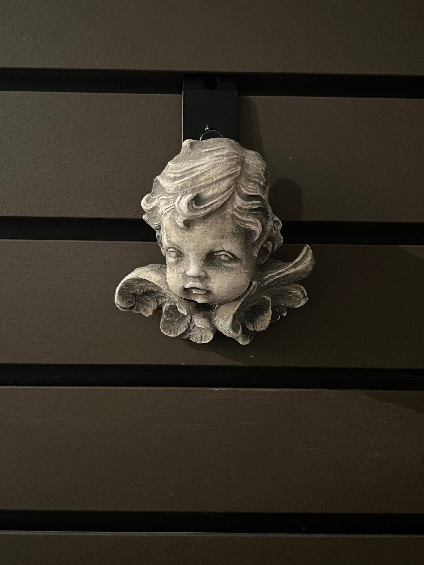 Le Menagerie - Winged Cherub Wall Plaque
