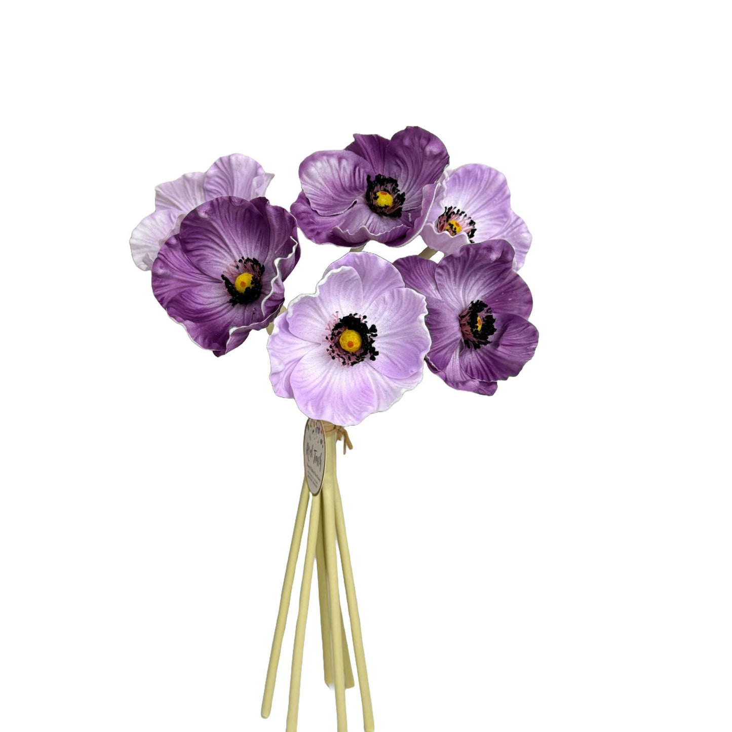 Angel Isabella - 11" Real Touch Poppy-6 stems per bundle