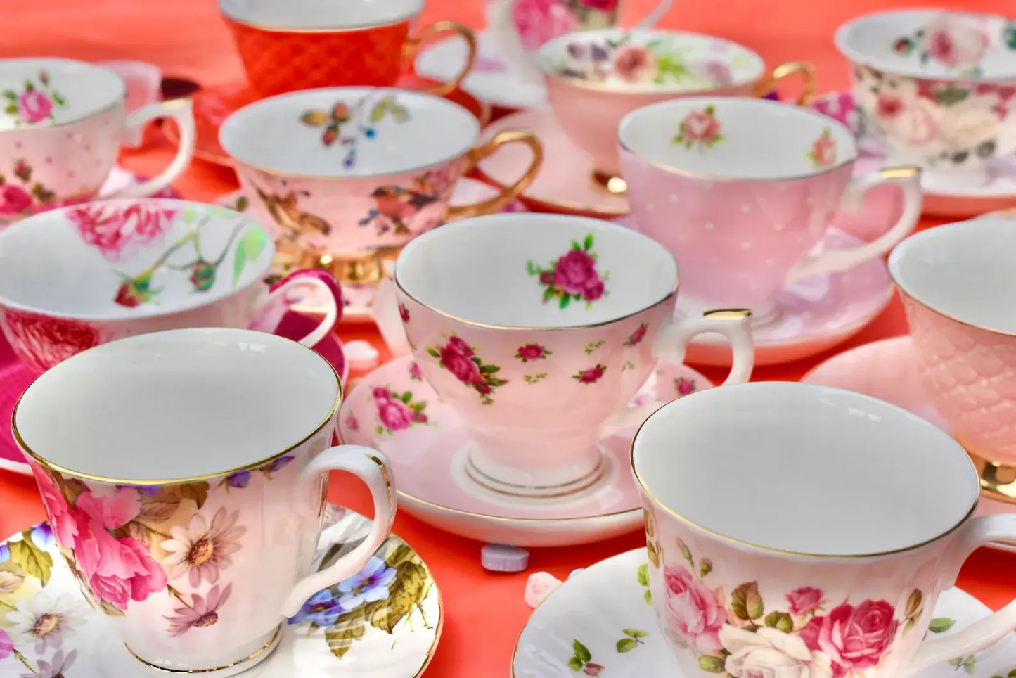 Le Menagerie - Teacup & Saucer Pair Tea party, Catering, Celebrations