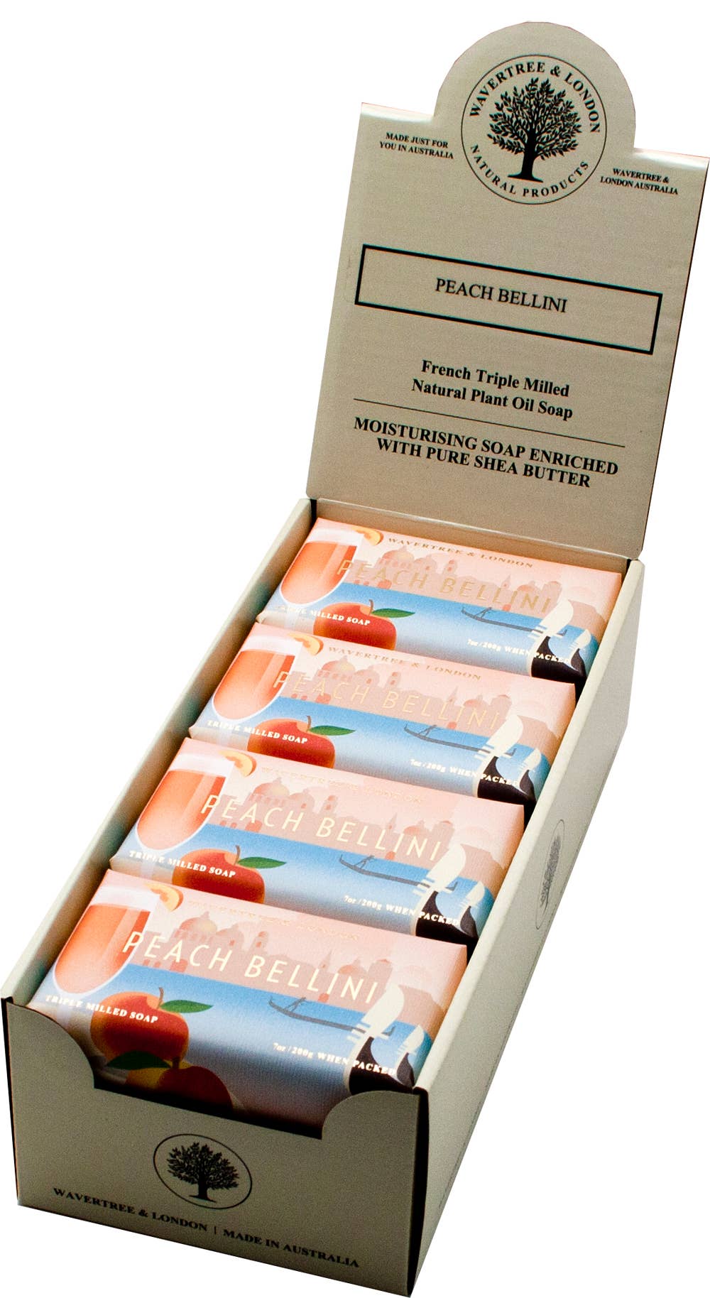 Wavertree & London - Peach Bellini Luxury Soap Bars