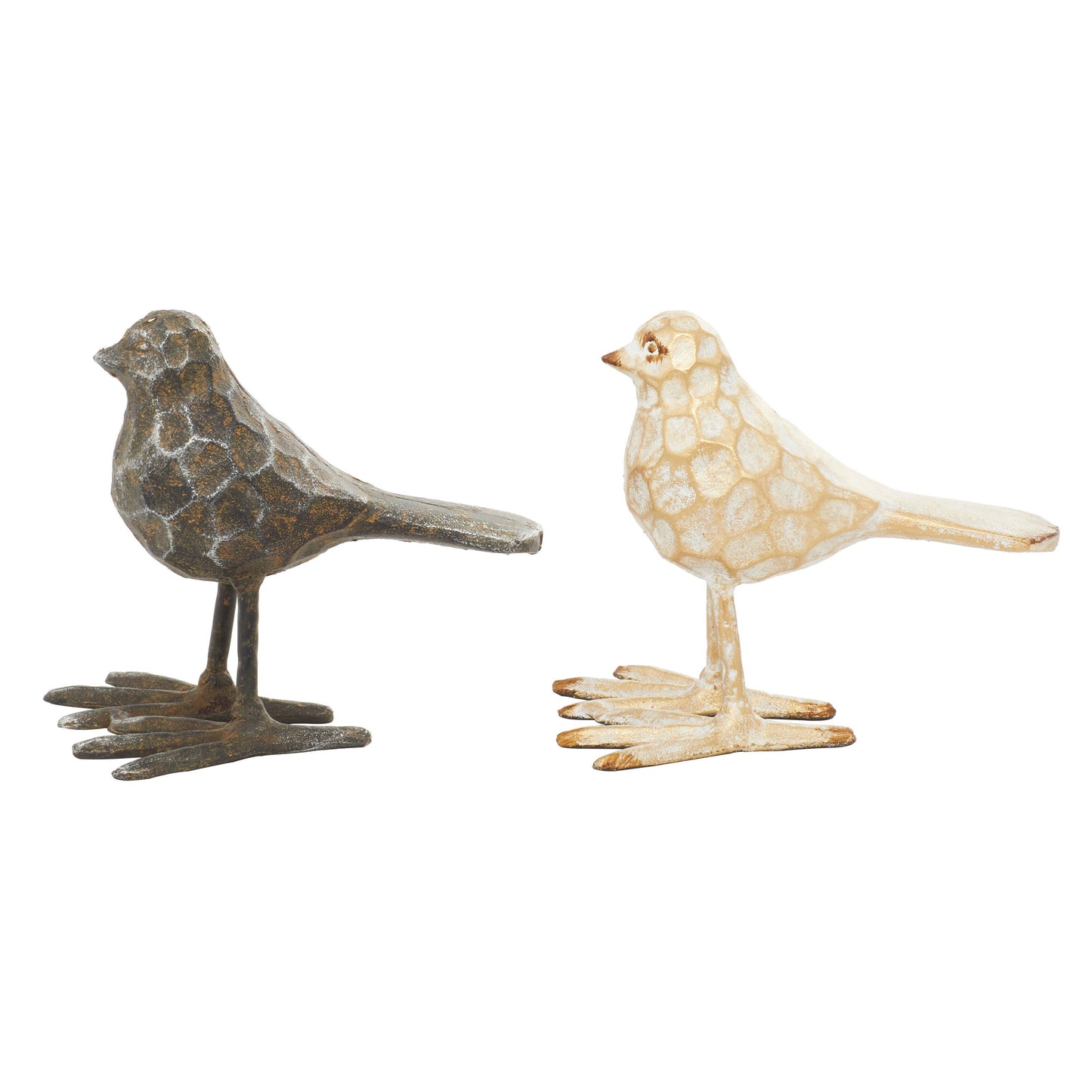 Le Menagerie - Farmhouse Gold Metal Sculpture Set