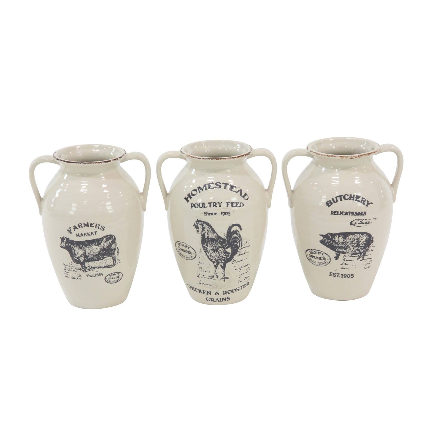 Le Menagerie - CERAMIC FARMHOUSE VASE
