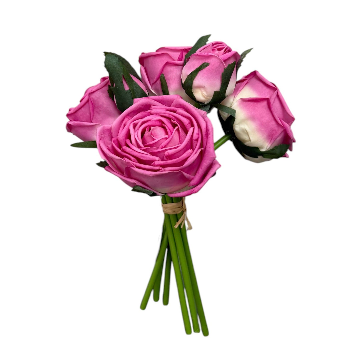 Le Menagerie - - 6-stem bundle-Real Touch rose bouquet