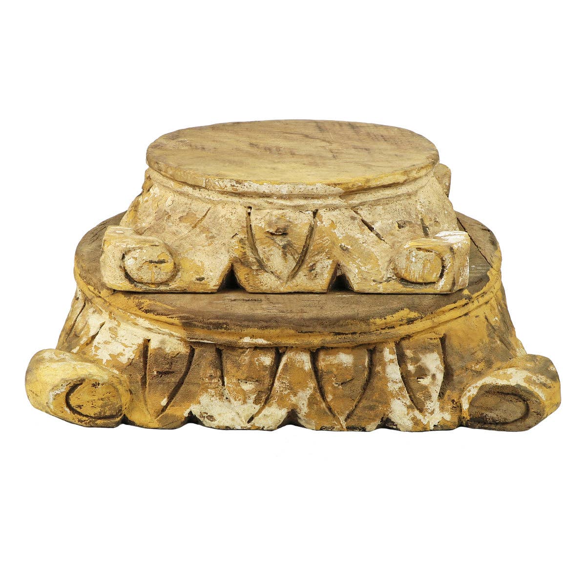 LeMenagerie - French Carved Pillar Base