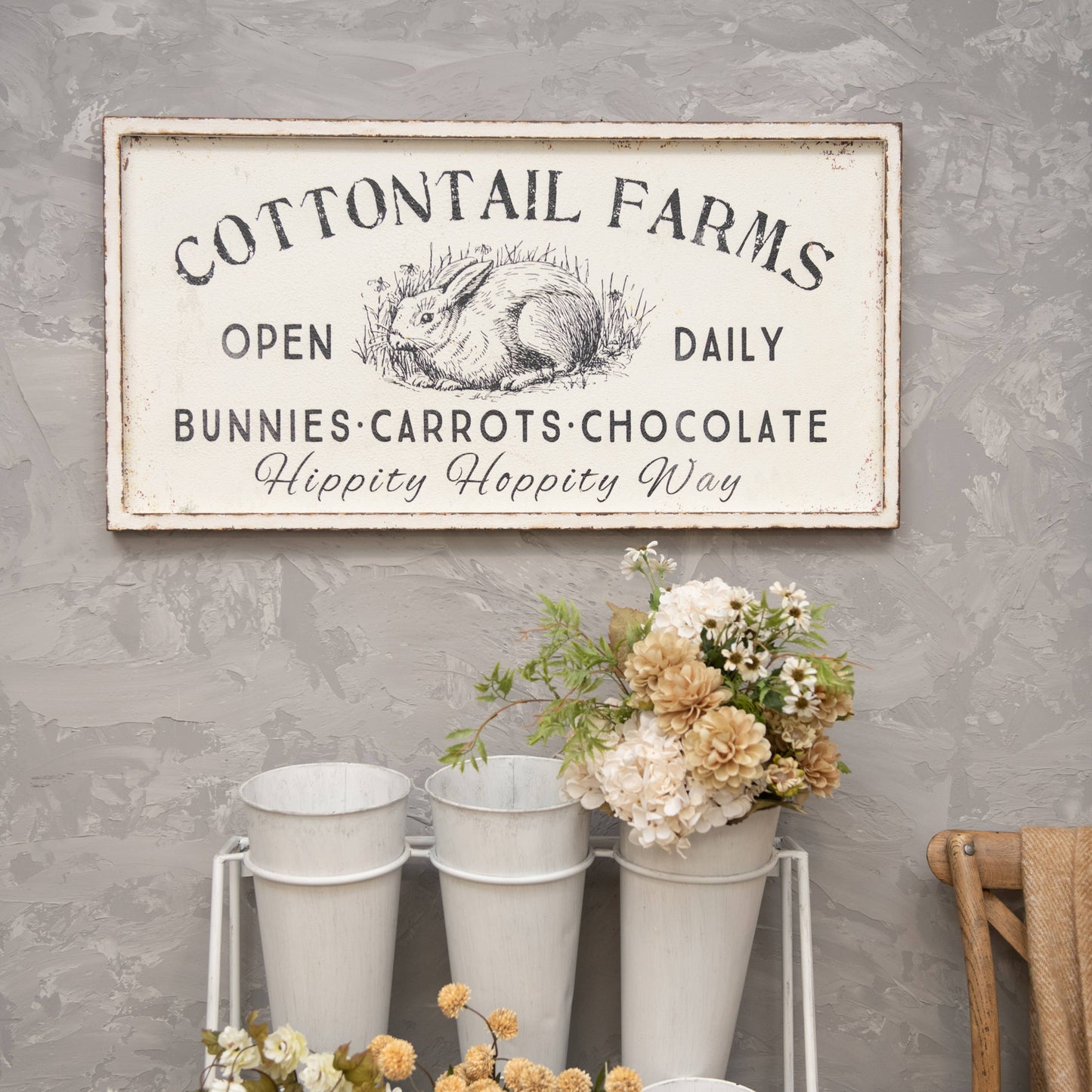 Le Menagerie - COTTONTAIL FARMS OPEN DAILY SIGN