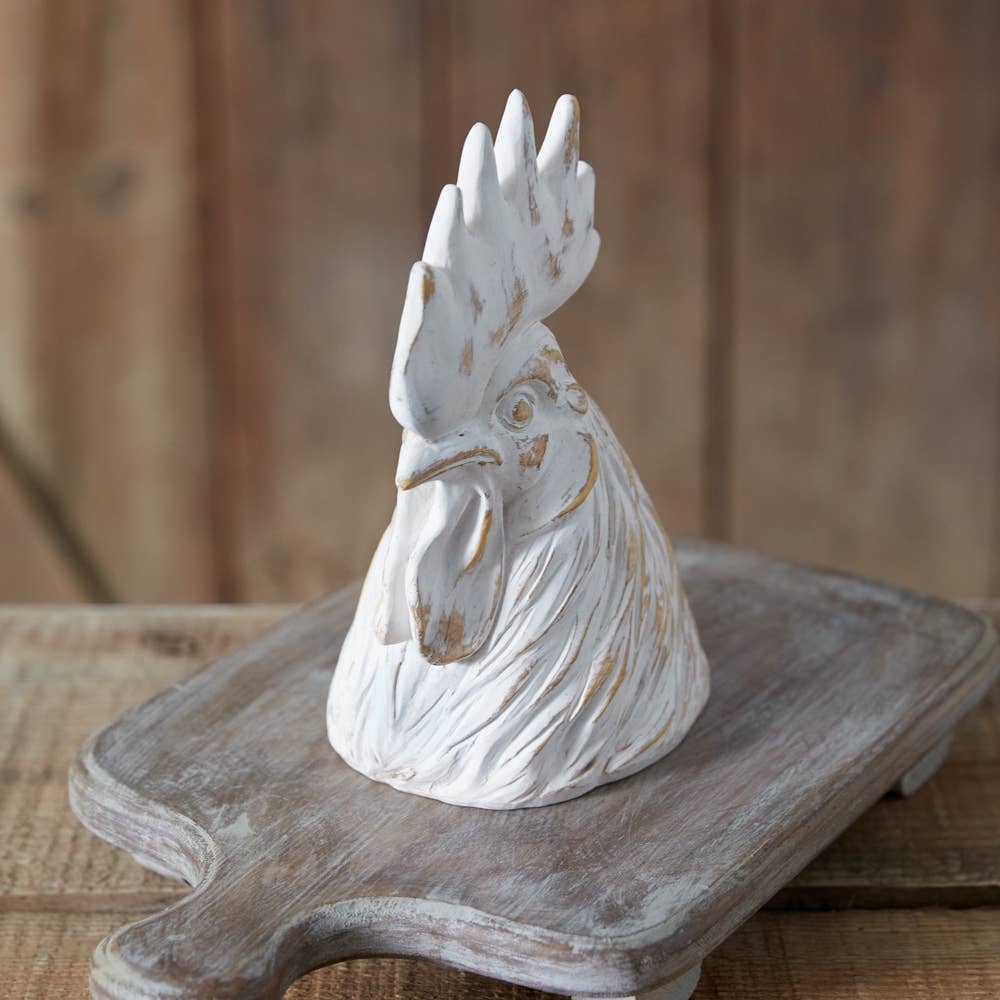Le Menagerie - Rooster Head Sculpture