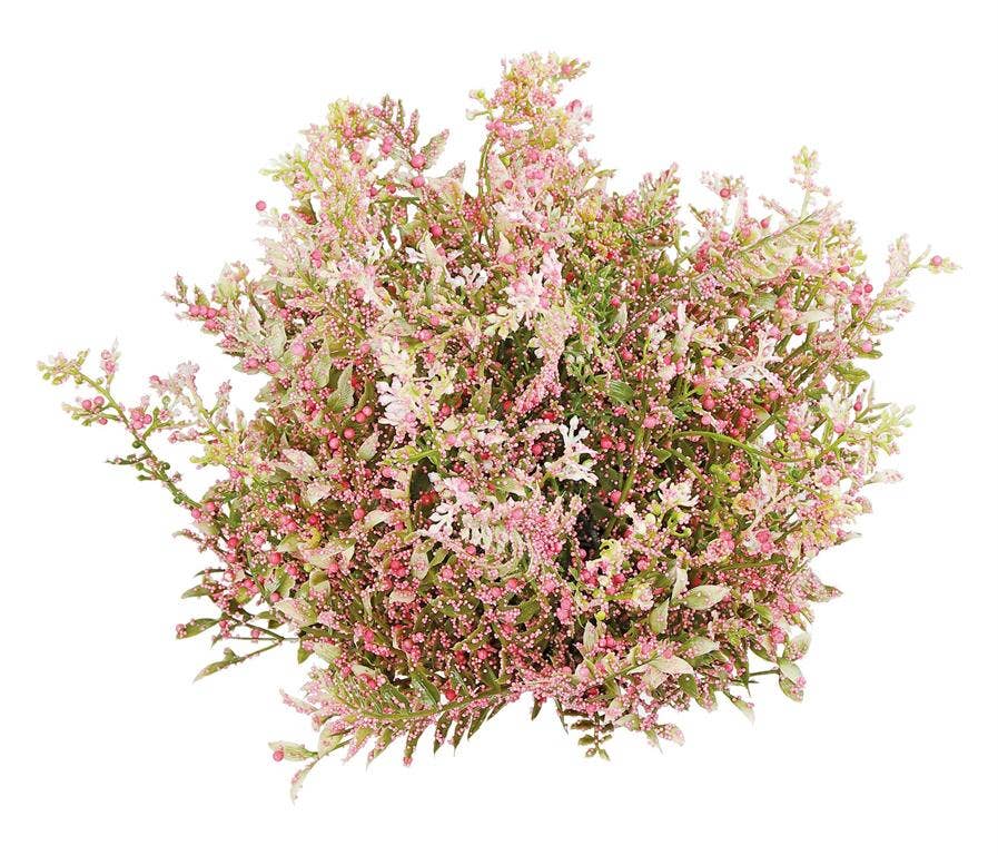 Le Menagerie - Mixed Fern, Ruscus, Tiny Berries, Half Dome, TT Gr/Pink