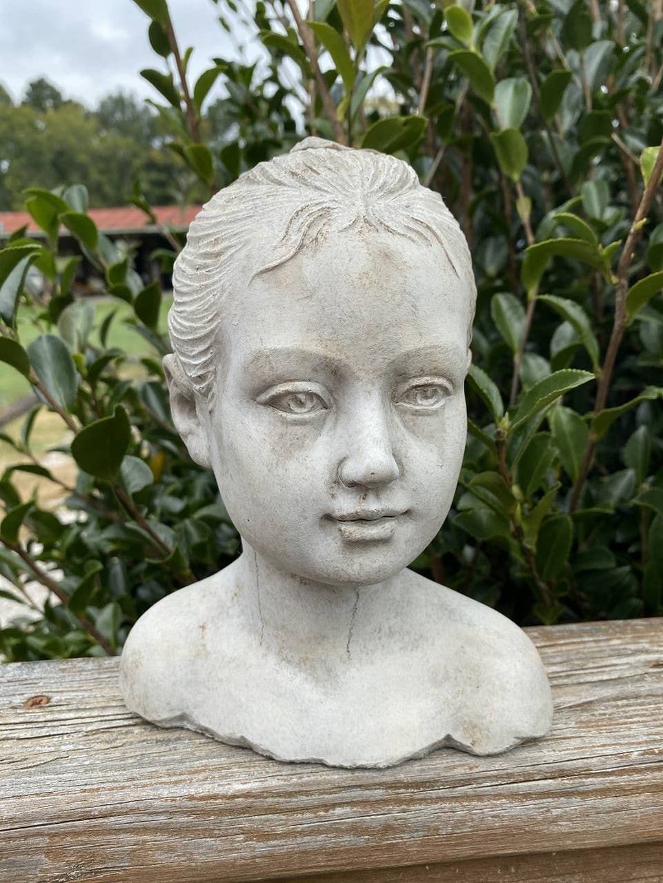 Le Menagerie - French Cement Girl Statue