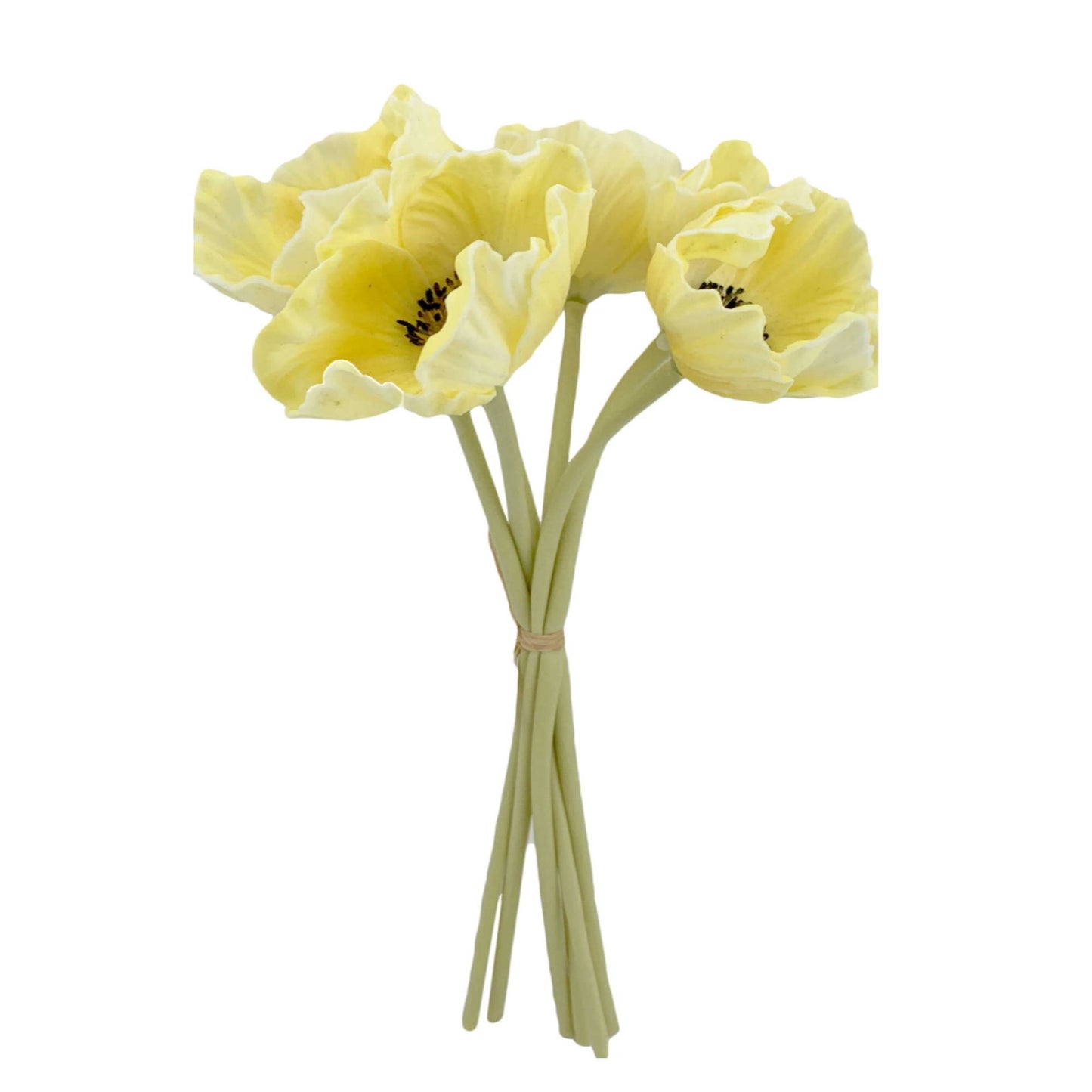 Angel Isabella - 11" Real Touch Poppy-6 stems per bundle