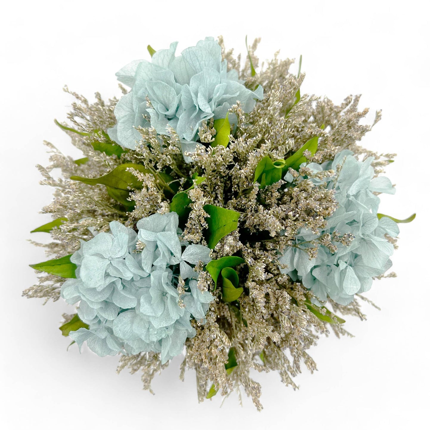 Le Menagerie - Preserved 10" Decorative Hydrangea Standing Topiary Plant