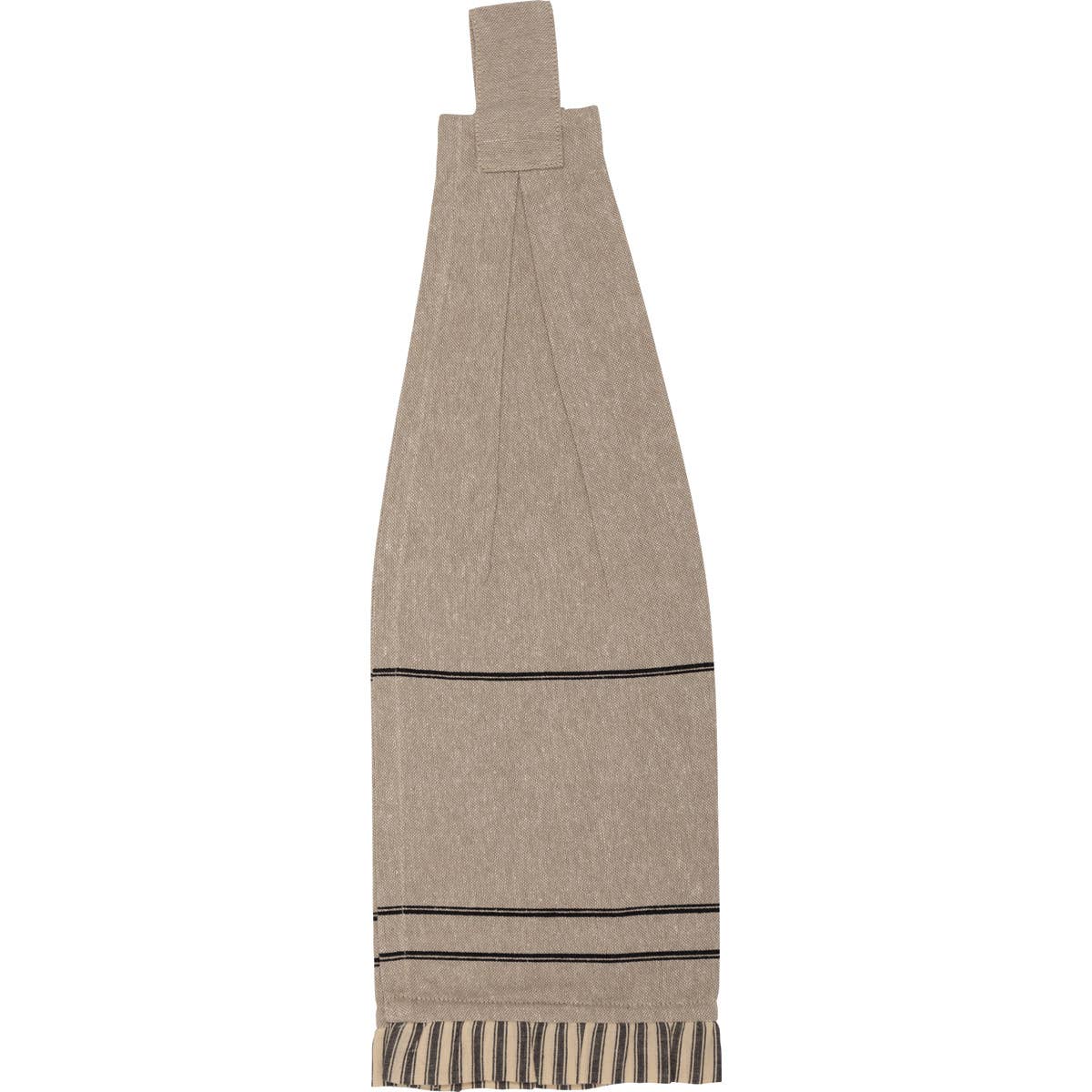 VHC - Sawyer Mill Charcoal Poultry Button Loop Tea Towel Set of 2