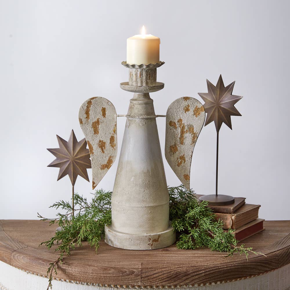 Le Menagerie - Angel Pillar Candle Holder