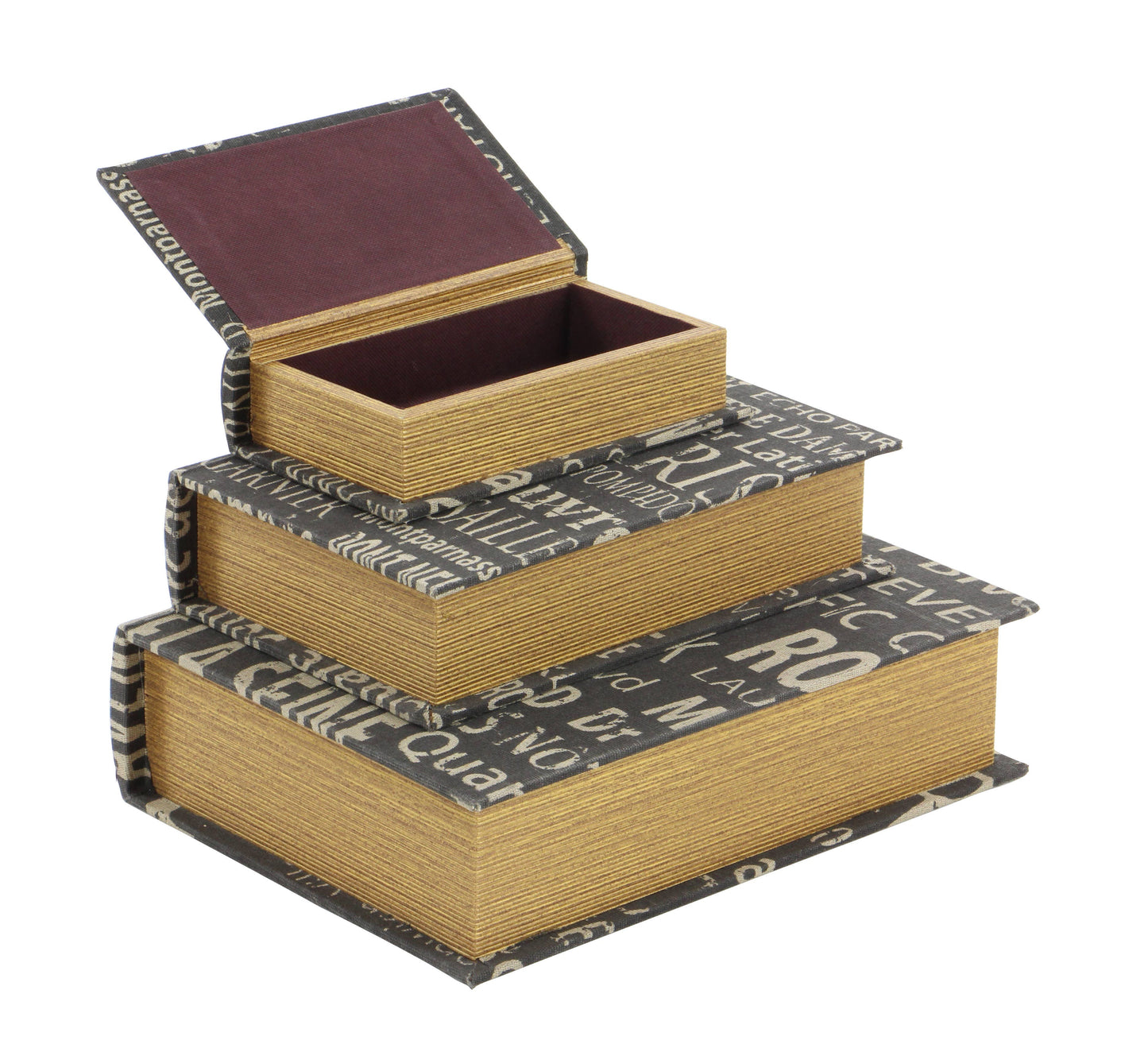Le Menagerie - Traditional Black Wooden Box Set