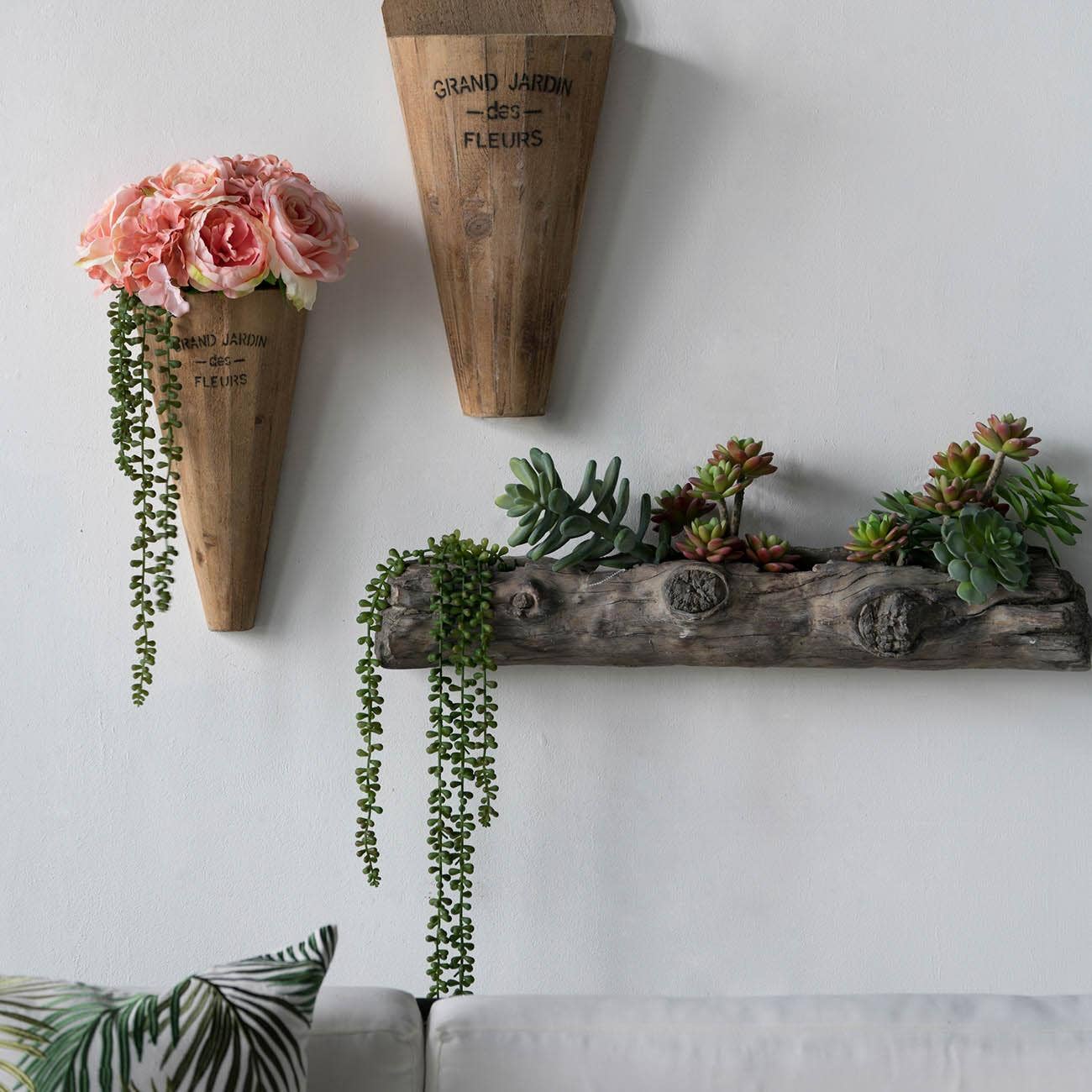 Le Menagerie - S/2 Grand Jardin Wall Planter