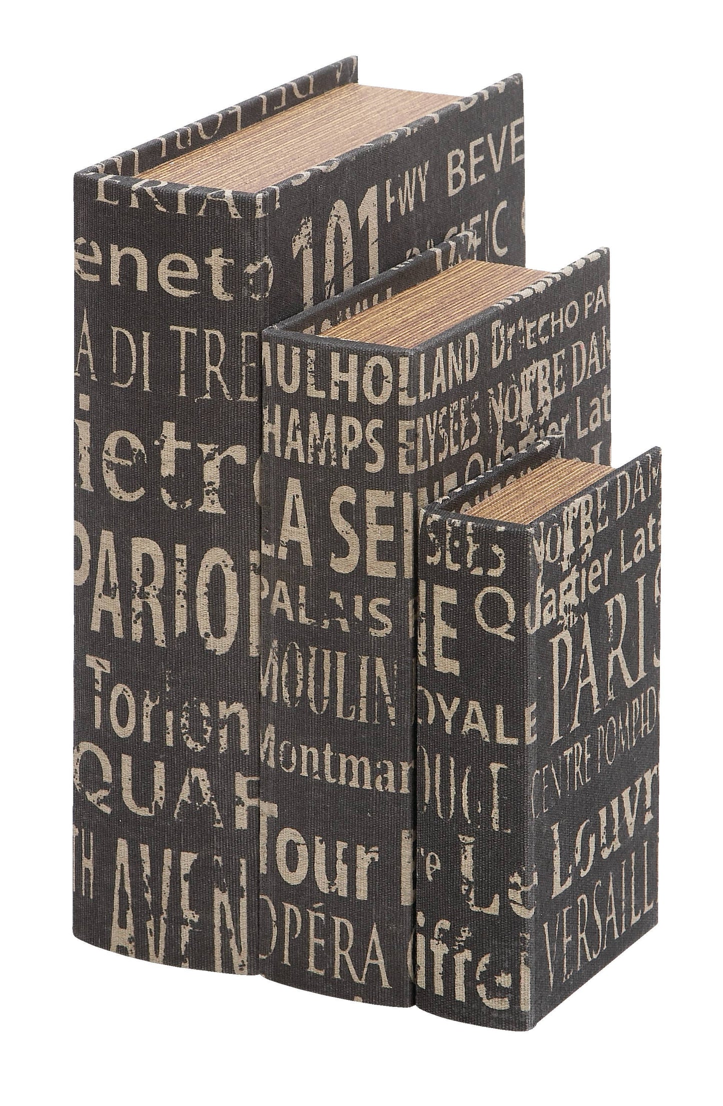 Le Menagerie - Traditional Black Wooden Box Set