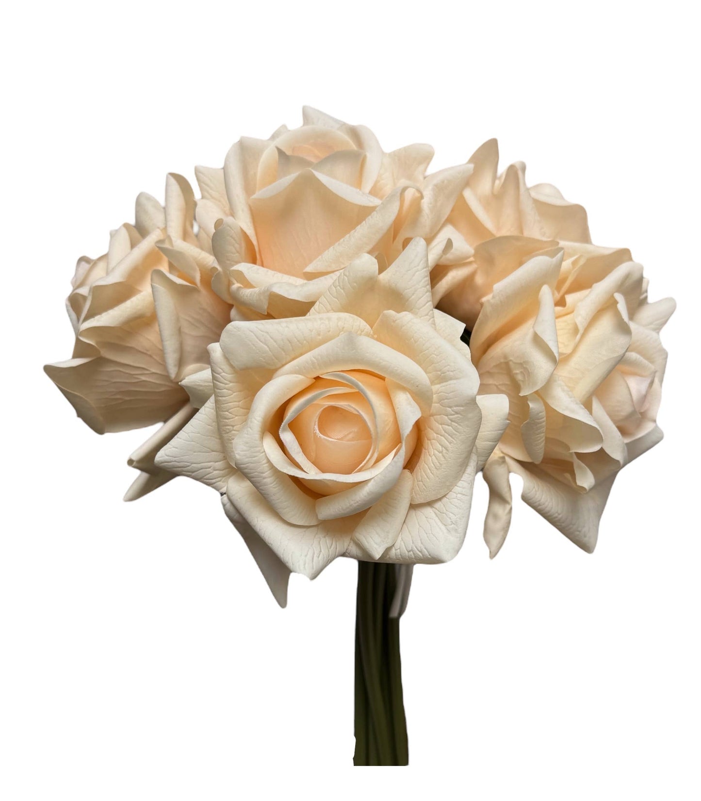 Angel Isabella - Real Touch Pack of 5 Large bloom Rose