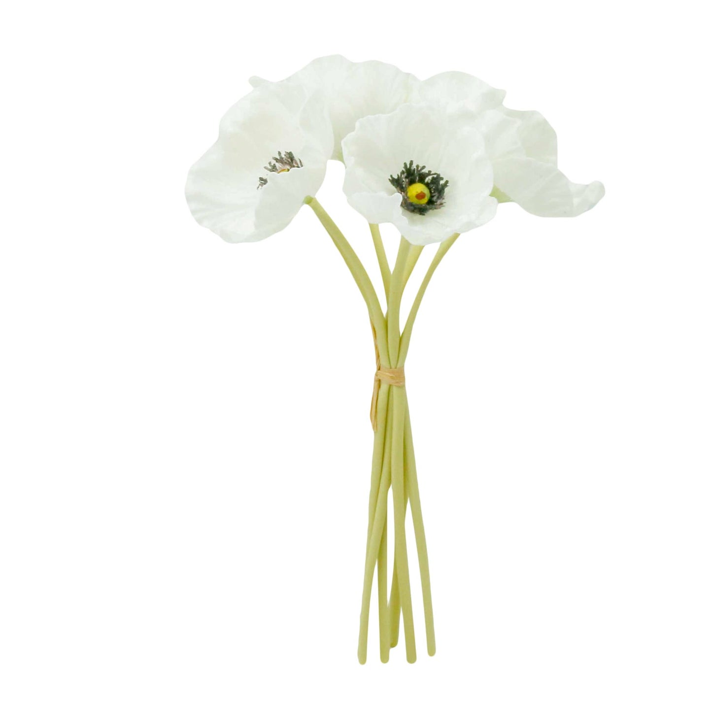Angel Isabella - 11" Real Touch Poppy-6 stems per bundle