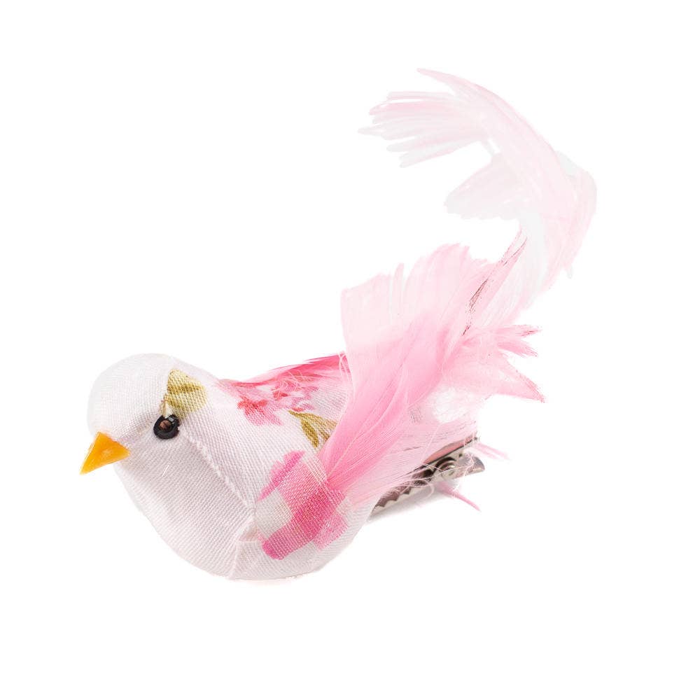 Le Menagerie- Floral Printed Chickadee Birds