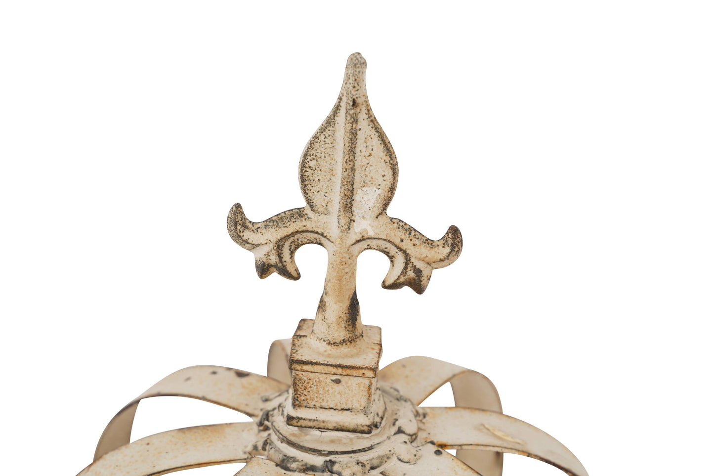 Le Menagerie - Strap Crown Iron Topiary-Farmhouse-Garden Decor-7x10 inches