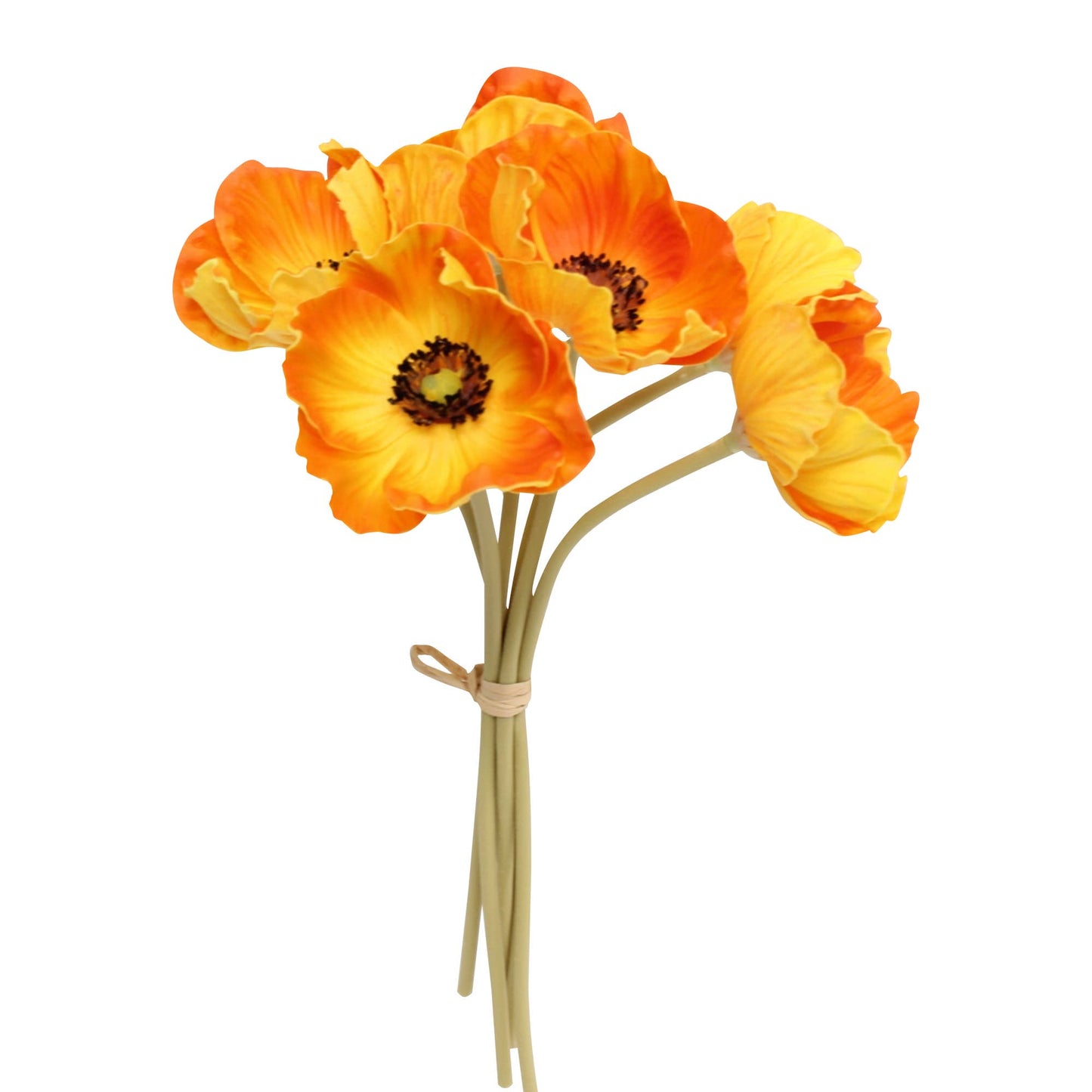 Angel Isabella - 11" Real Touch Poppy-6 stems per bundle