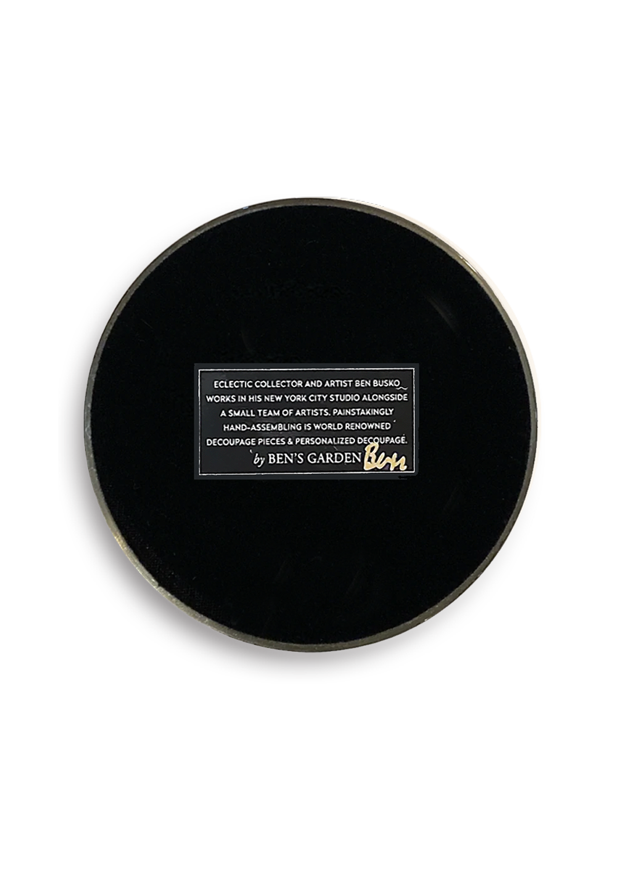 Le Menagerie - I Love Your Script Crystal Dome Paperweight
