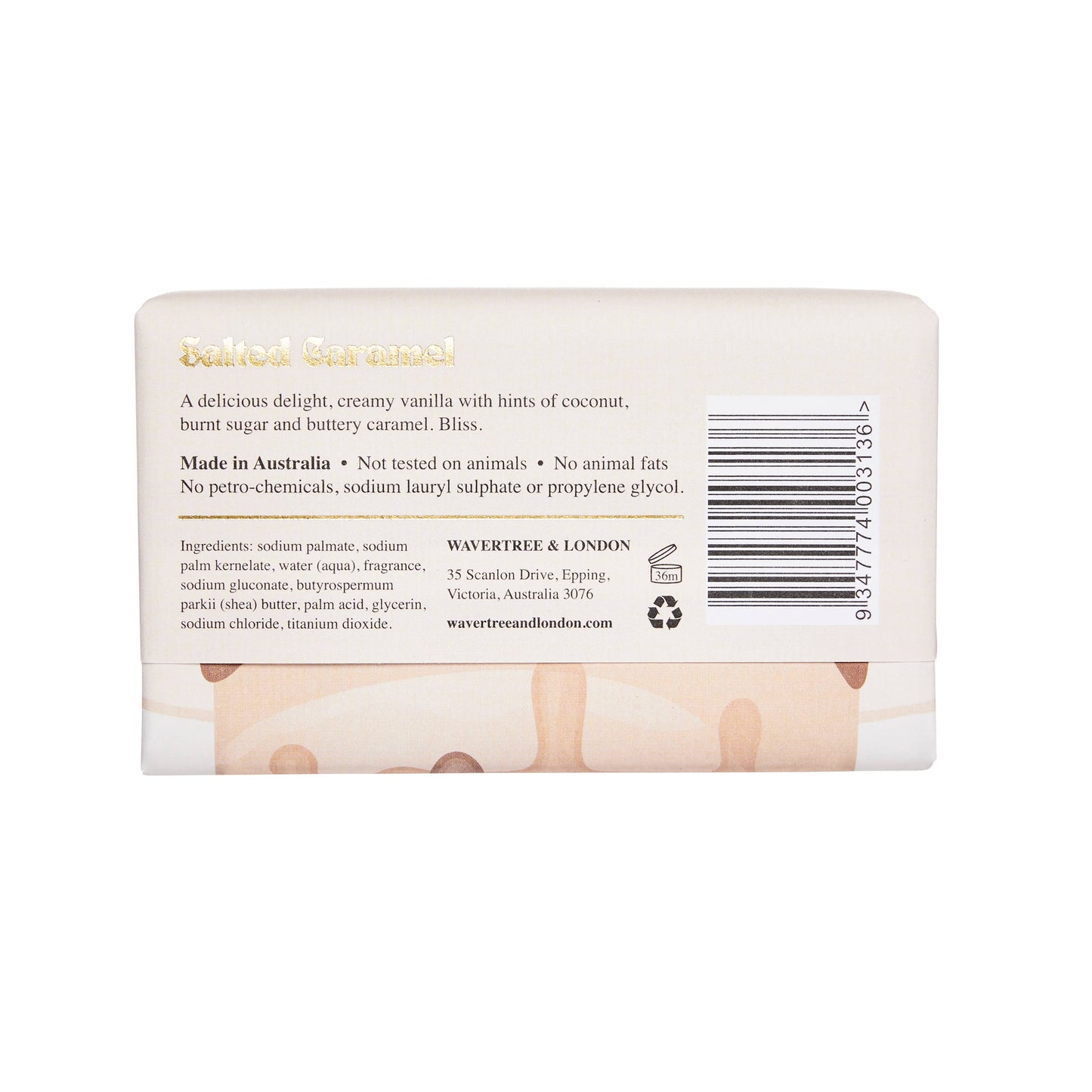 Wavertree & London - Wavertree & London Salted Caramel Luxury Soap Bars