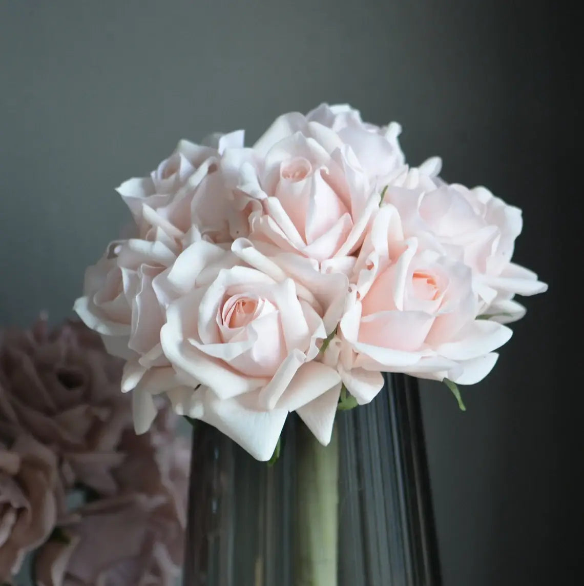 Angel Isabella - Real Touch Pack of 5 Large bloom Rose
