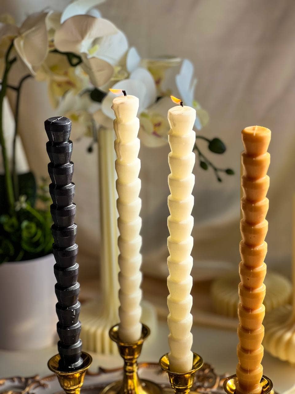 Agaboo Candle - Elegant Tall Taper Candles 10x3/4in