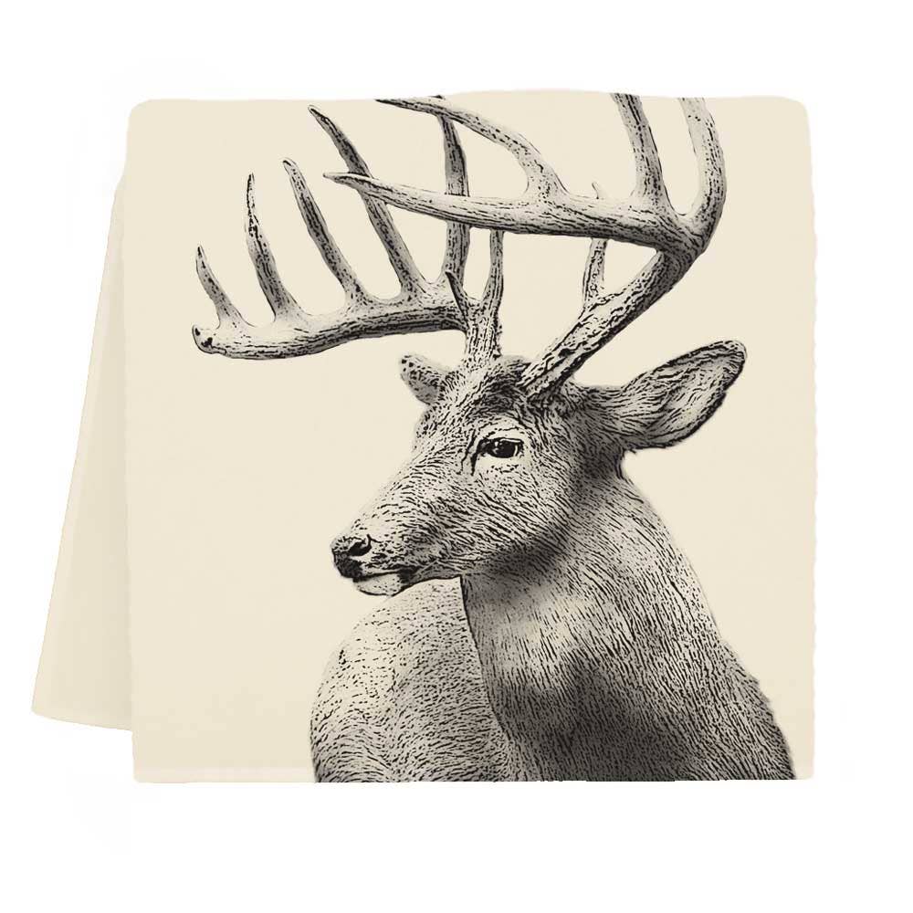Eric & Christopher - American Woodlands Collective Buck #4 Tea Towel