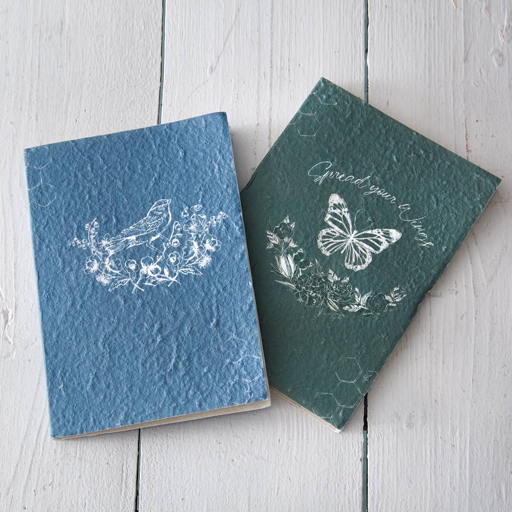 Le Menagerie - Set of Two Paper Mache Journals