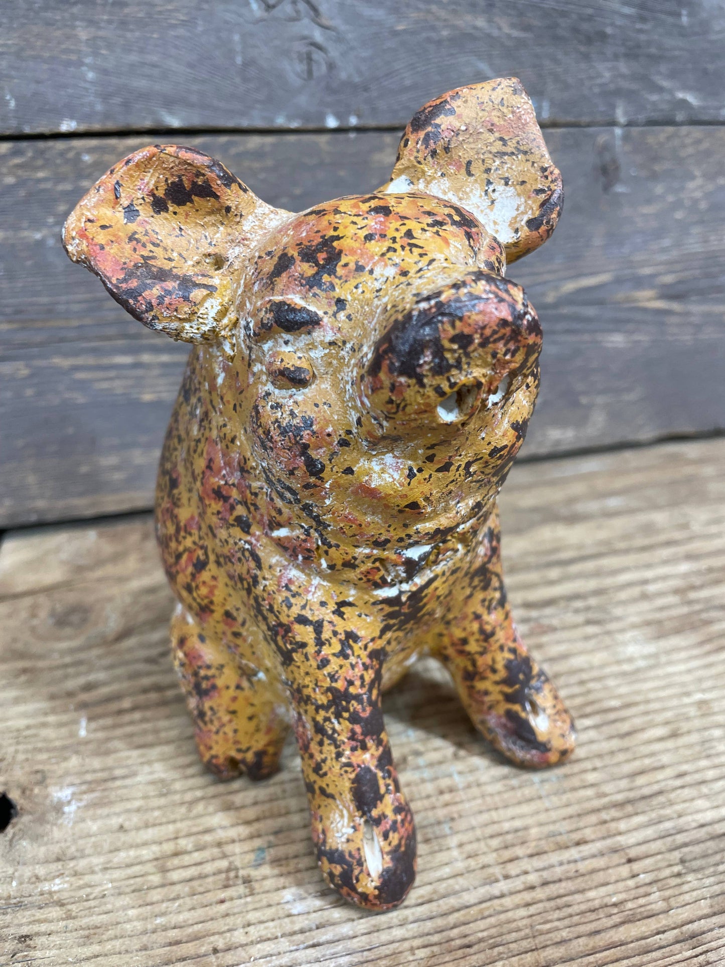Le Menagerie - Adorable Clay Pig Set of 3-Garden Decor-3 sizes