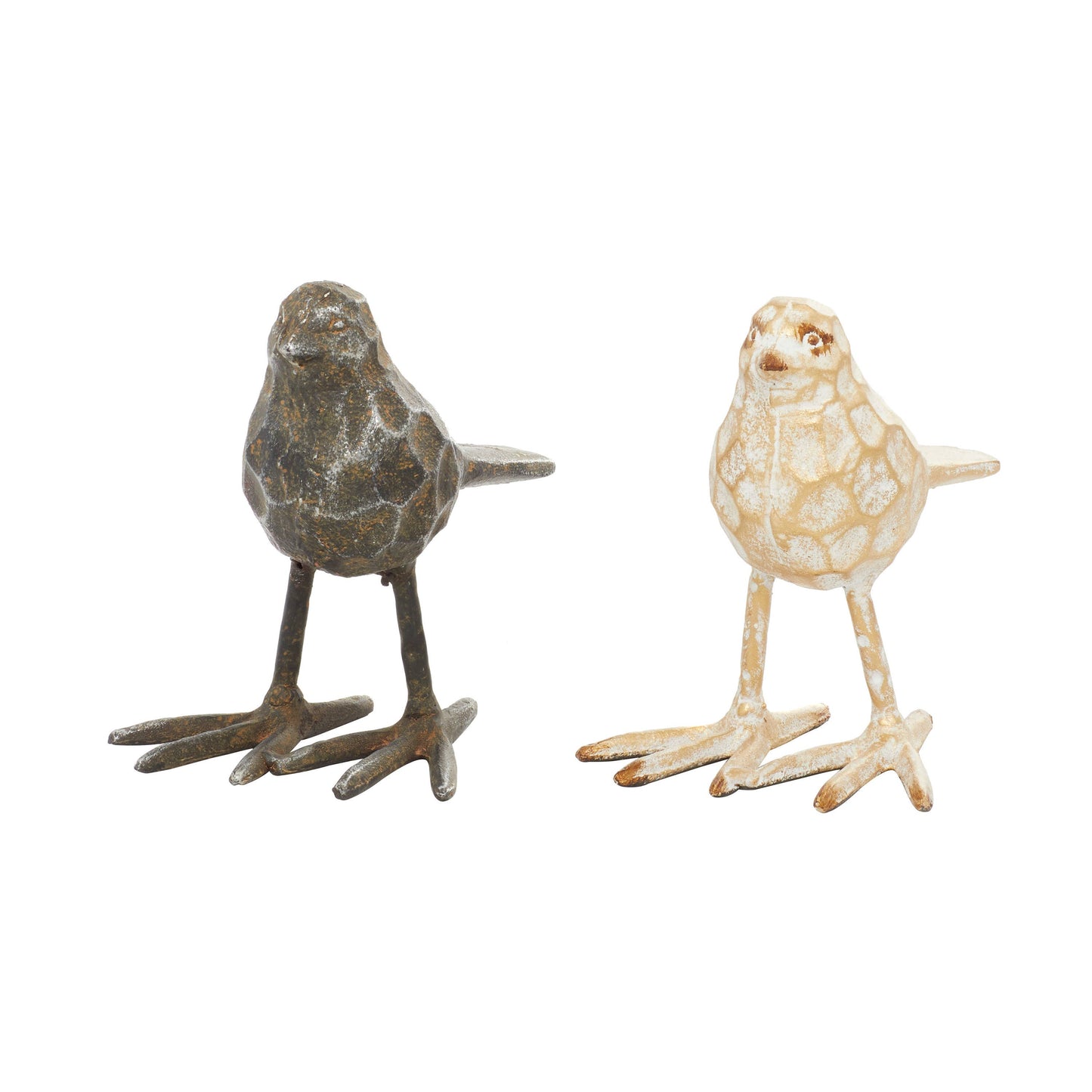 Le Menagerie - Farmhouse Gold Metal Sculpture Set