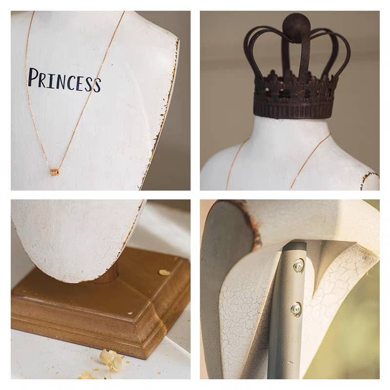 Le Menagerie - RESIN NECK FORM WITH METAL CROWN