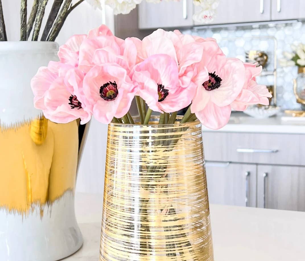 Angel Isabella - 11" Real Touch Poppy-6 stems per bundle
