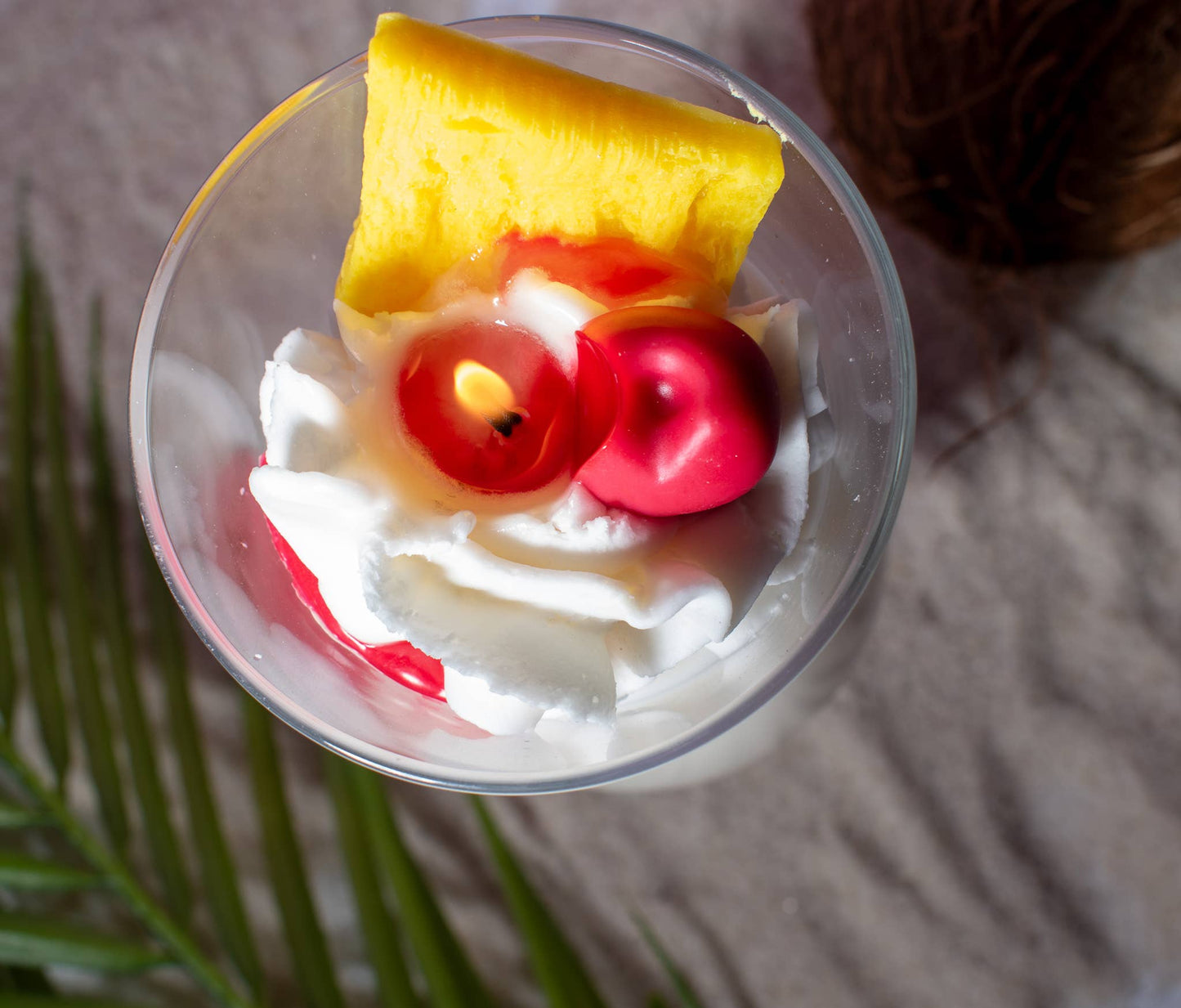 Pink Spruce - Hand poured Pina Colada Candle