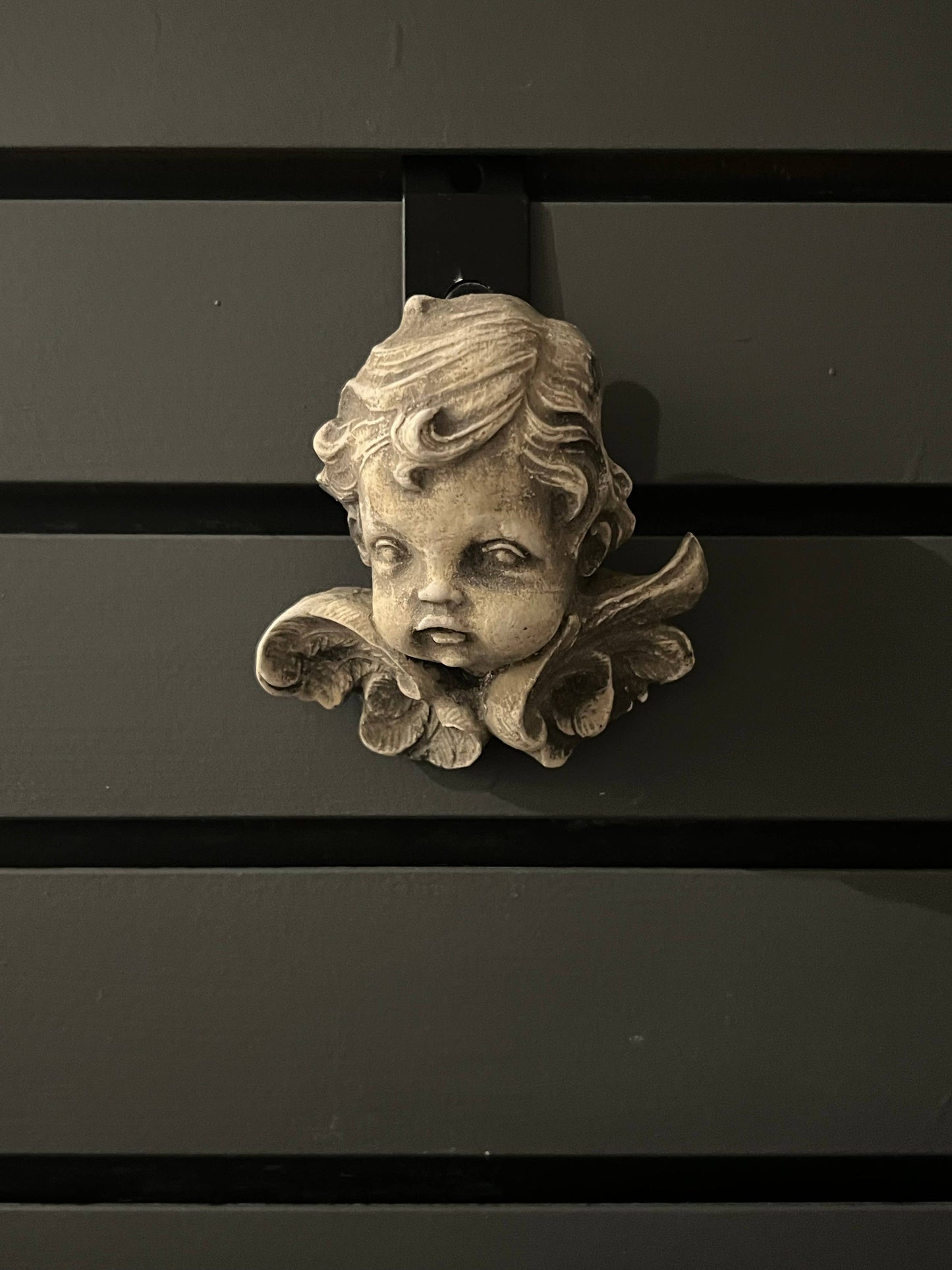 Le Menagerie - Winged Cherub Wall Plaque