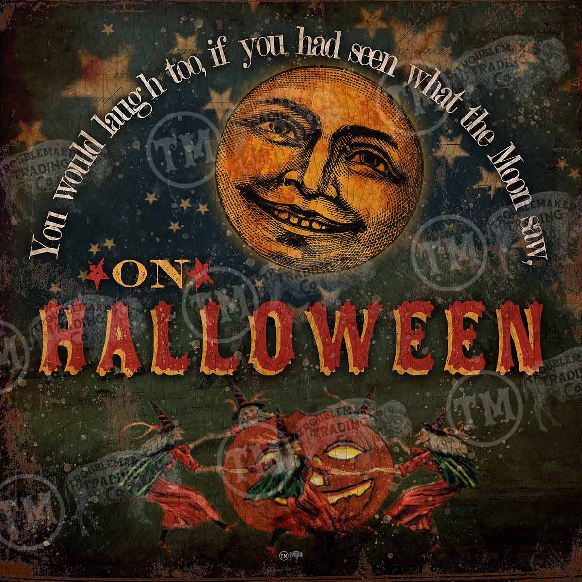 TroubleMaker Trading Company - On Halloween - Circle Artwork
