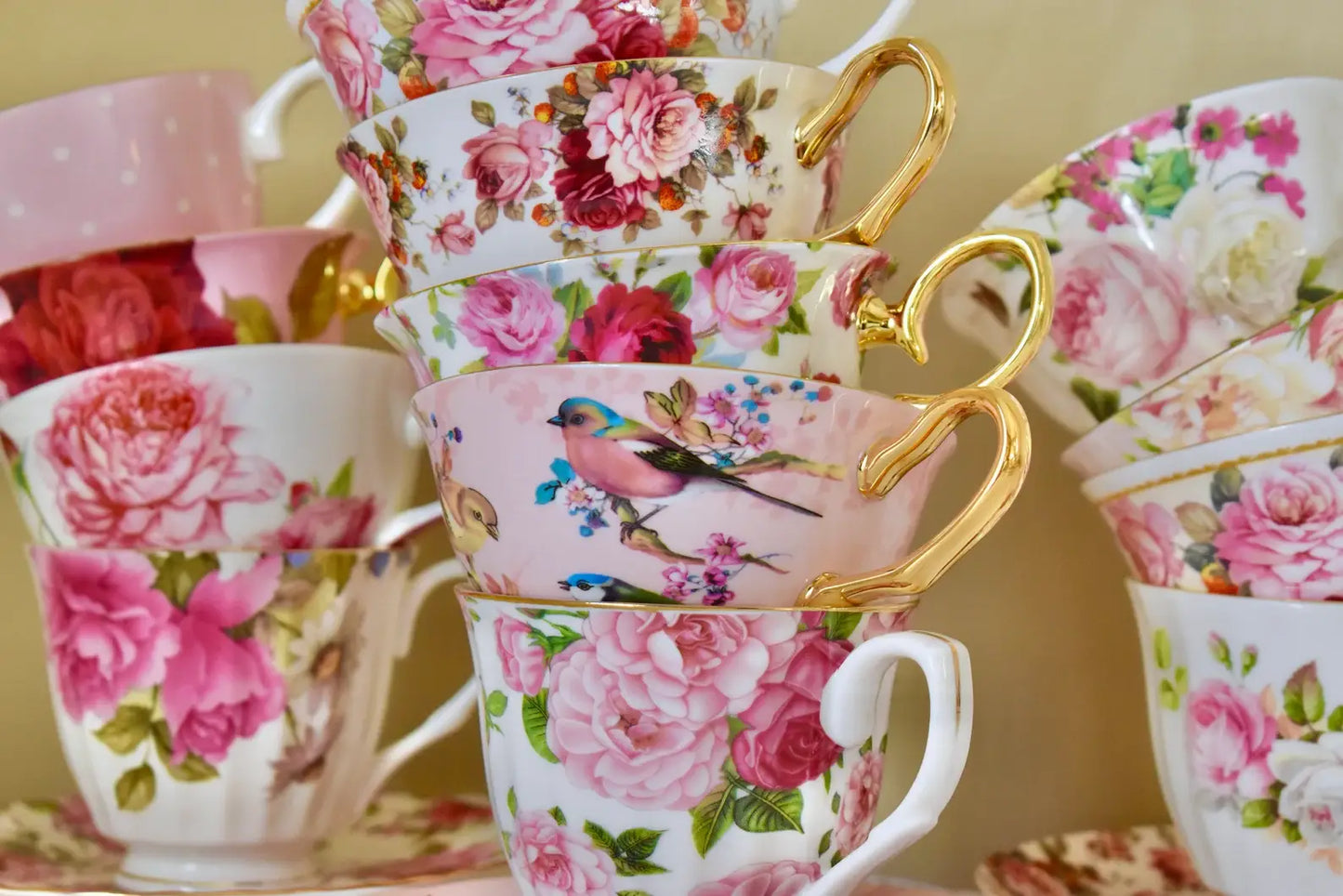 Le Menagerie - Teacup & Saucer Pair Tea party, Catering, Celebrations