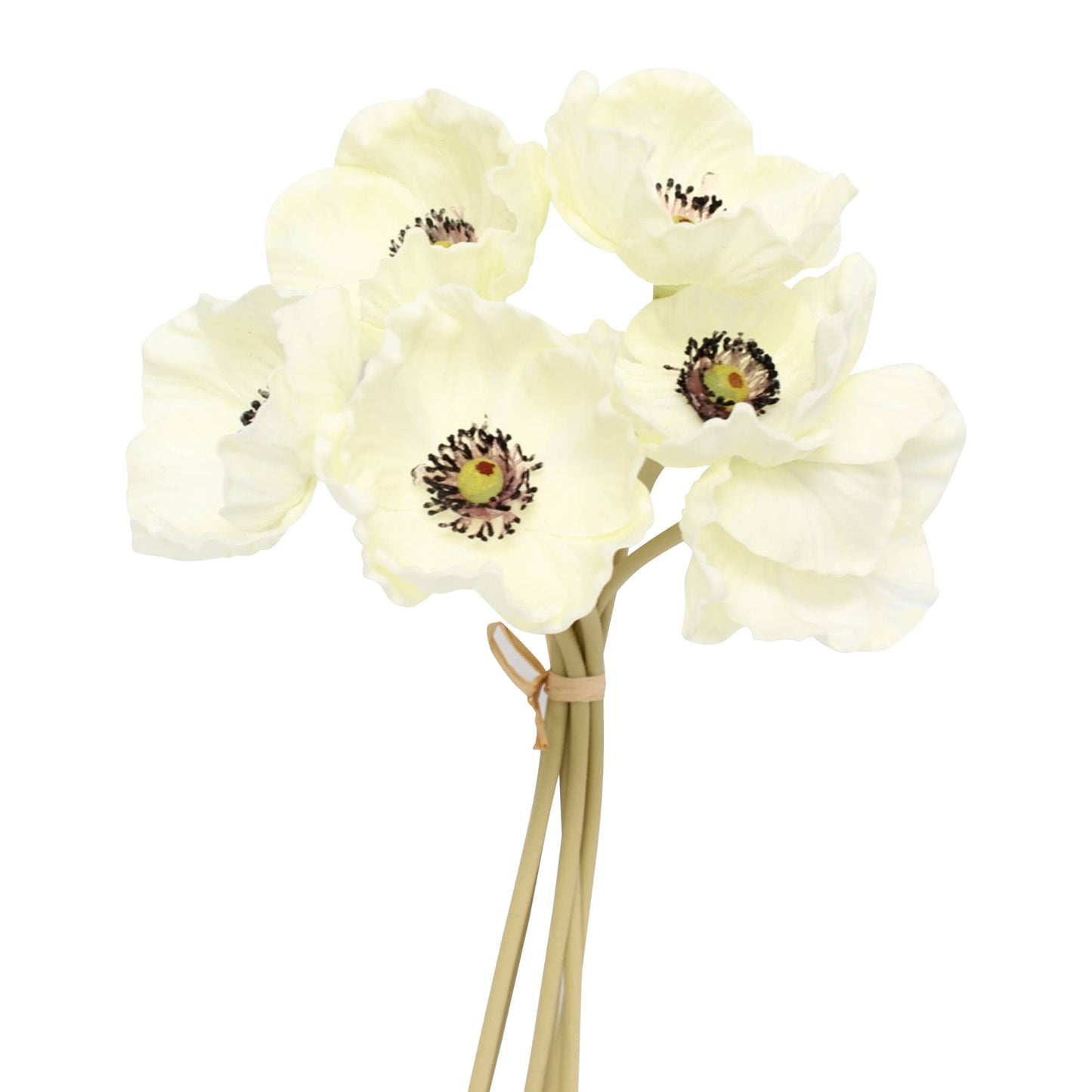 Angel Isabella - 11" Real Touch Poppy-6 stems per bundle