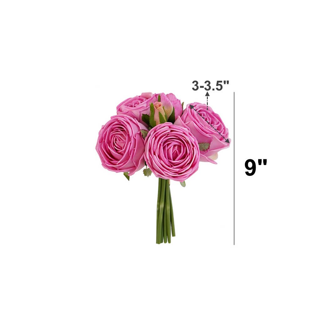 Angel Isabella - 6-stem bundle-Real Touch rose bouquet