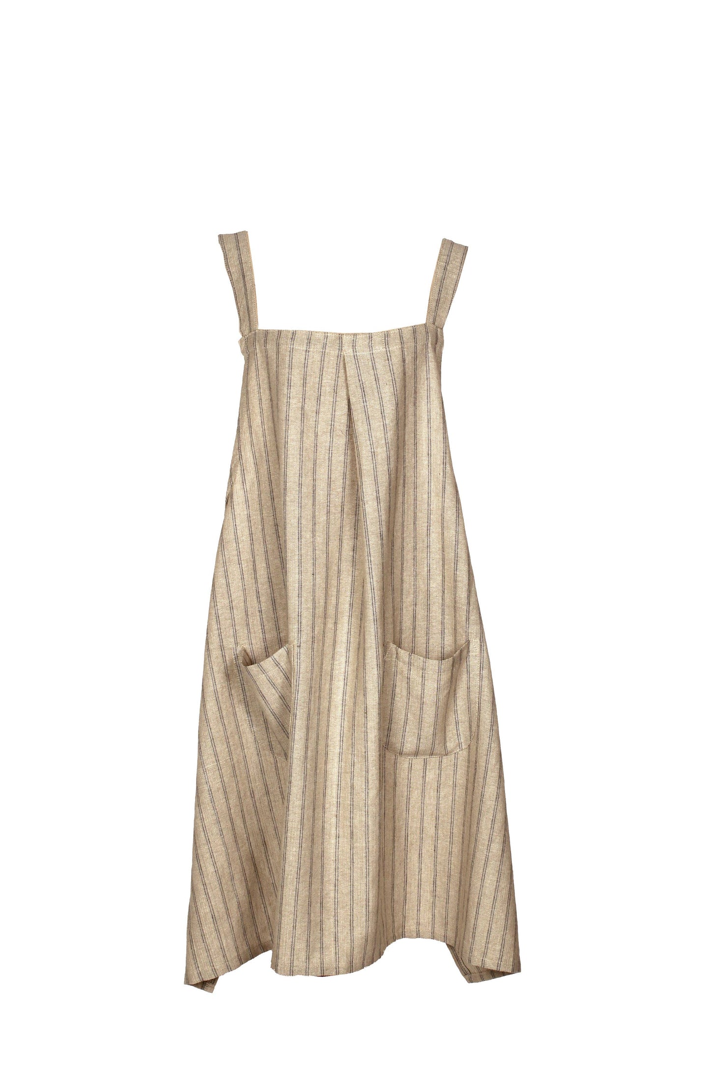 Raine & Humble - Apron Provincial Stripe Dark Slate- Pinafore
