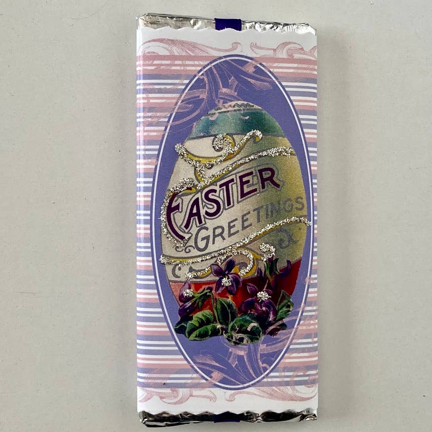 Nelda Barchers Glitter Cards - Chocolate Bars Easter