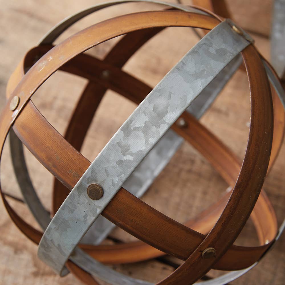 Le Menagerie - Set of Three Decorative Mixed Metal Balls