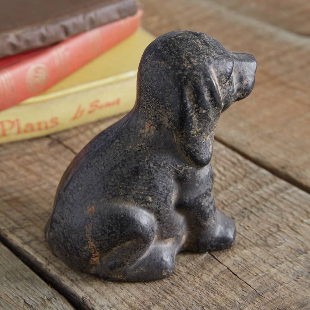 Le Menagerie - Cast Iron Puppy Figurine
