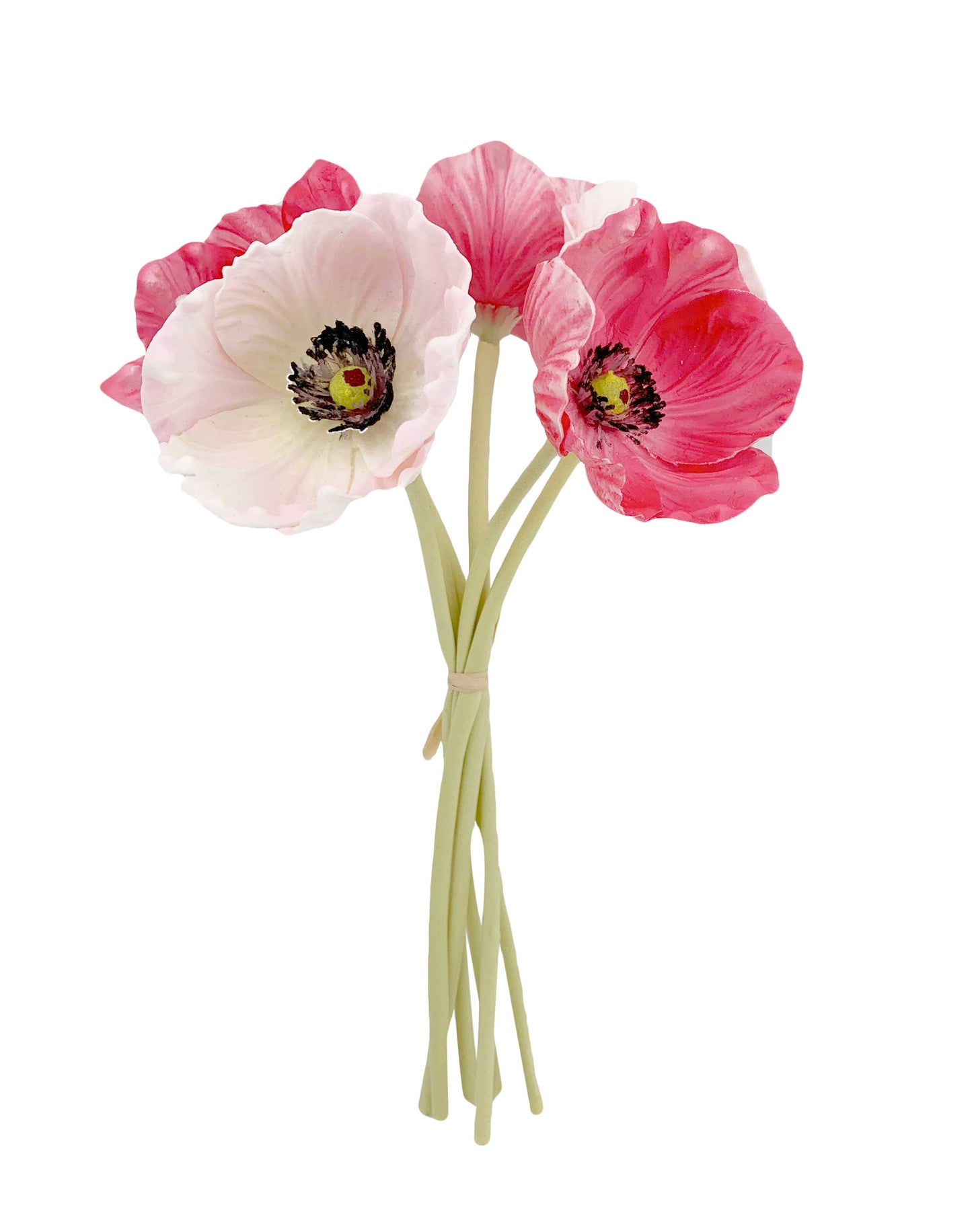 Angel Isabella - 11" Real Touch Poppy-6 stems per bundle